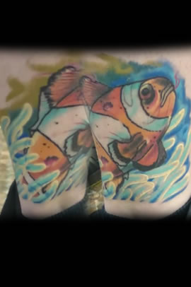 Clown Fish Tattoo